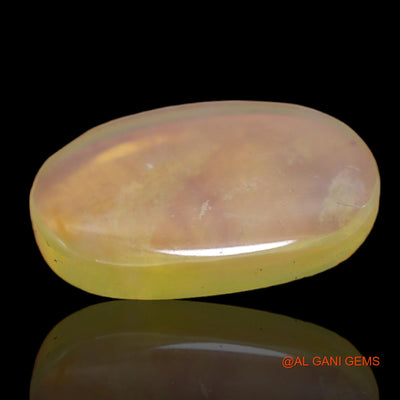 7.00 Cts Unheated Australian Fire Opal Loose Gemstone Oval Cabochon Natural 18x13x4 mm AC-44