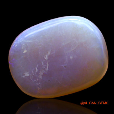 Natural Untreated Fire Opal Loose Gemstone Oval Cabochon From Australia 7.00 Cts 15x12x5 mm AC-452