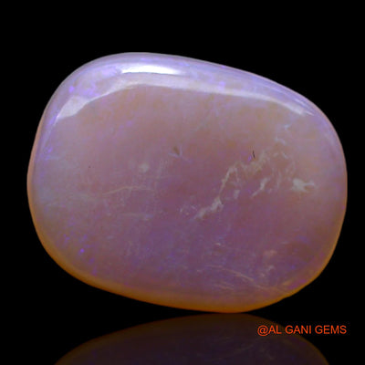 Natural Untreated Fire Opal Loose Gemstone Oval Cabochon From Australia 7.00 Cts 15x12x5 mm AC-452