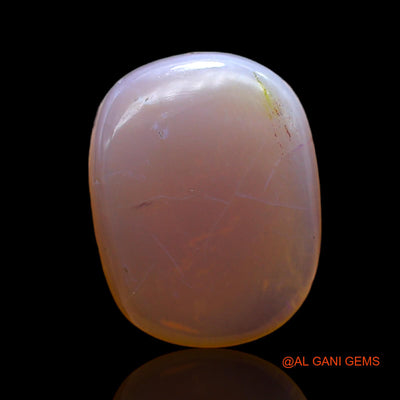 Natural Untreated Fire Opal Loose Gemstone Oval Cabochon From Australia 7.00 Cts 15x12x5 mm AC-452