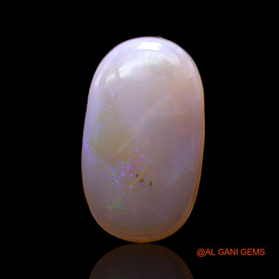 Natural Fire Opal Gemstone 4.00 Cts Loose Oval Cabochon From Australia 18x10x3 mm AC-453