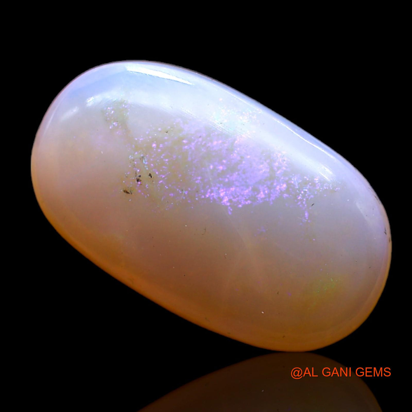 Natural Fire Opal Gemstone 4.00 Cts Loose Oval Cabochon From Australia 18x10x3 mm AC-453