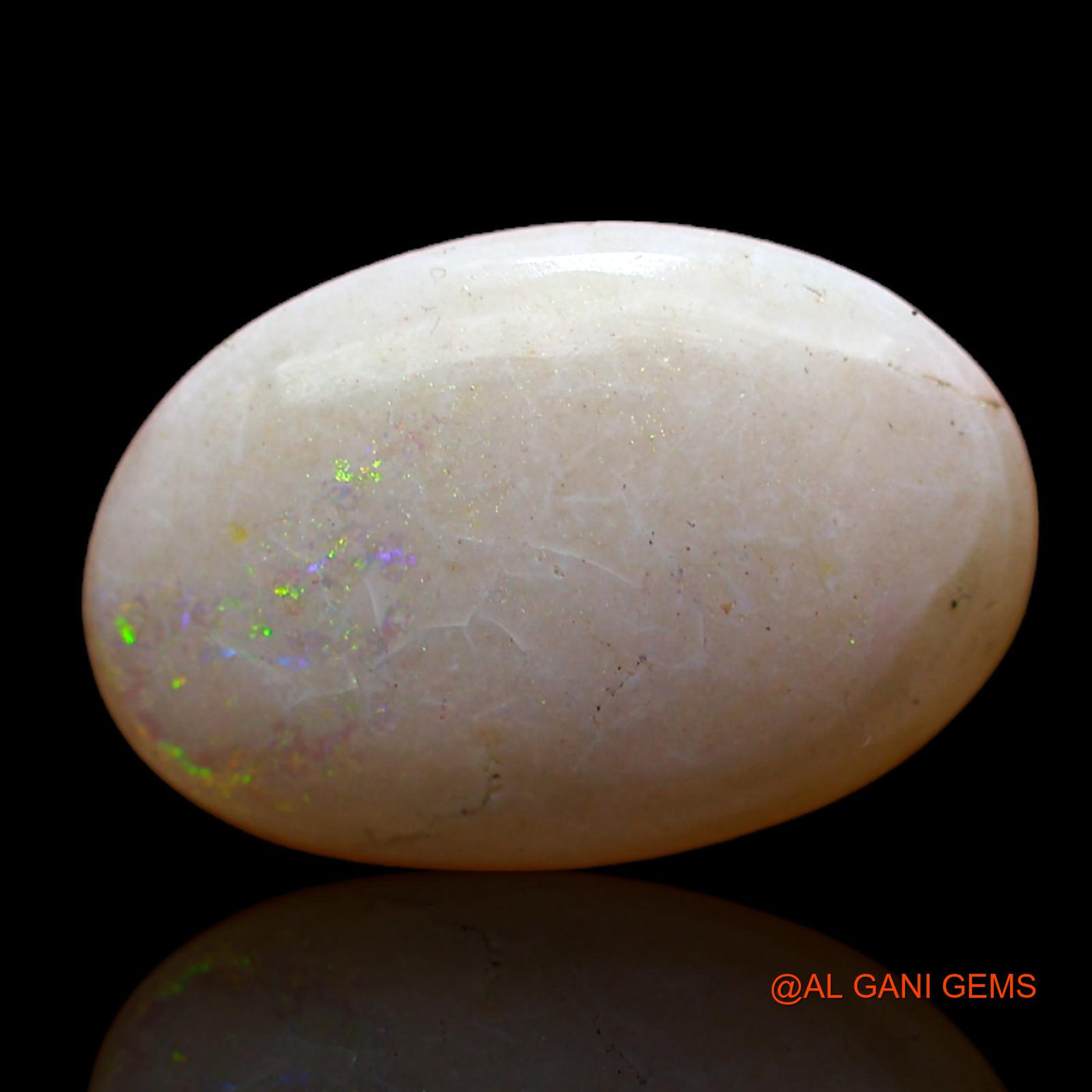 4.00 Cts Natural Australian Fire Opal Loose Gemstone Oval Cabochon 16x11x3 mm AC-454