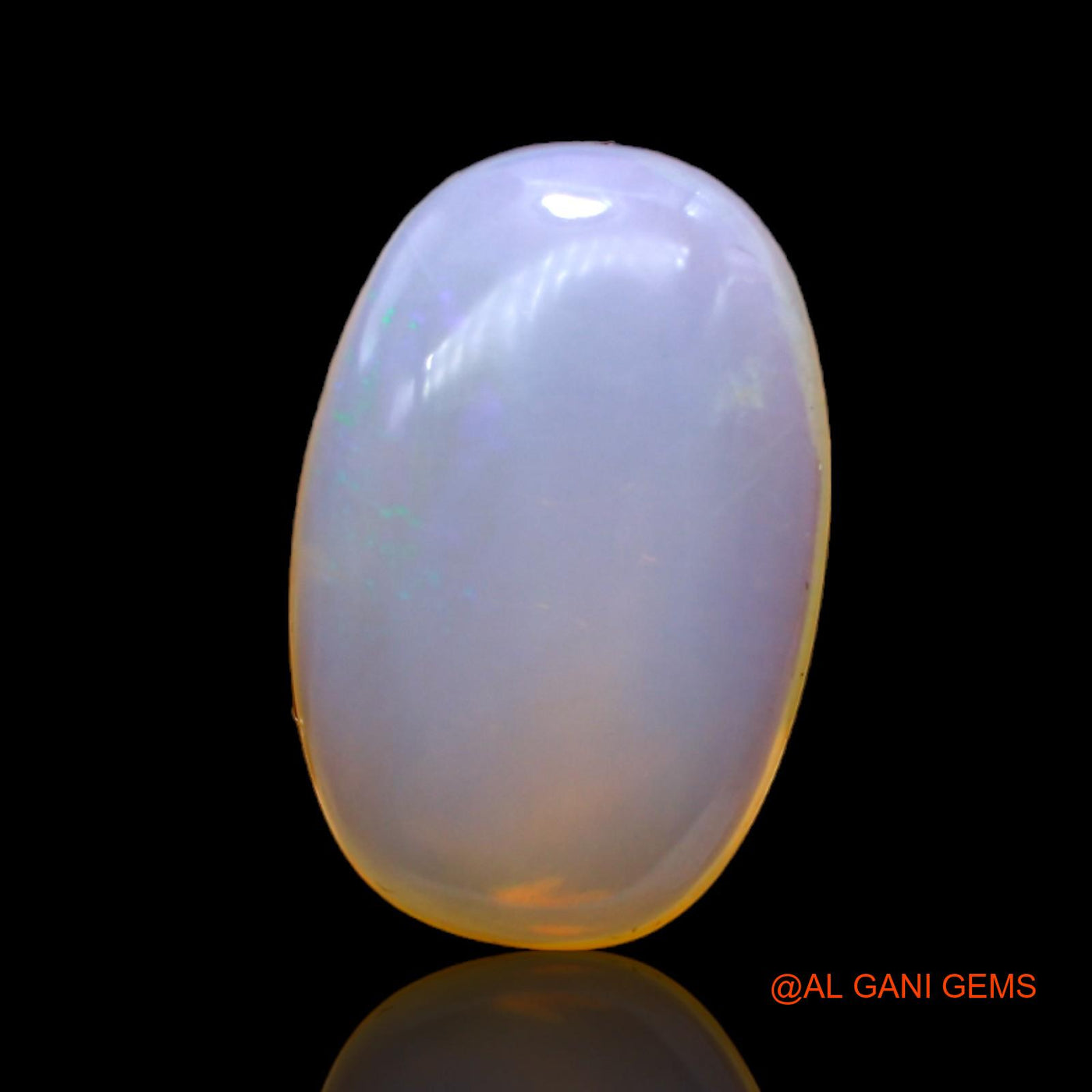 Natural Untreated Fire Opal Loose Gemstone Oval Cabochon From Australia 6.00 Cts 16x10x5 mm AC-457