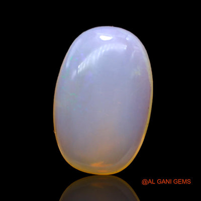 Natural Untreated Fire Opal Loose Gemstone Oval Cabochon From Australia 6.00 Cts 16x10x5 mm AC-457