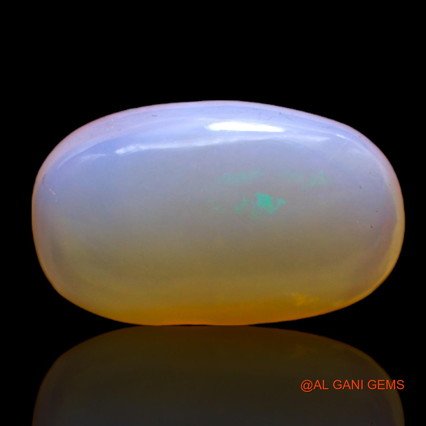 Natural Untreated Fire Opal Loose Gemstone Oval Cabochon From Australia 6.00 Cts 16x10x5 mm AC-457