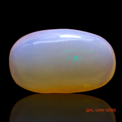 Natural Untreated Fire Opal Loose Gemstone Oval Cabochon From Australia 6.00 Cts 16x10x5 mm AC-457