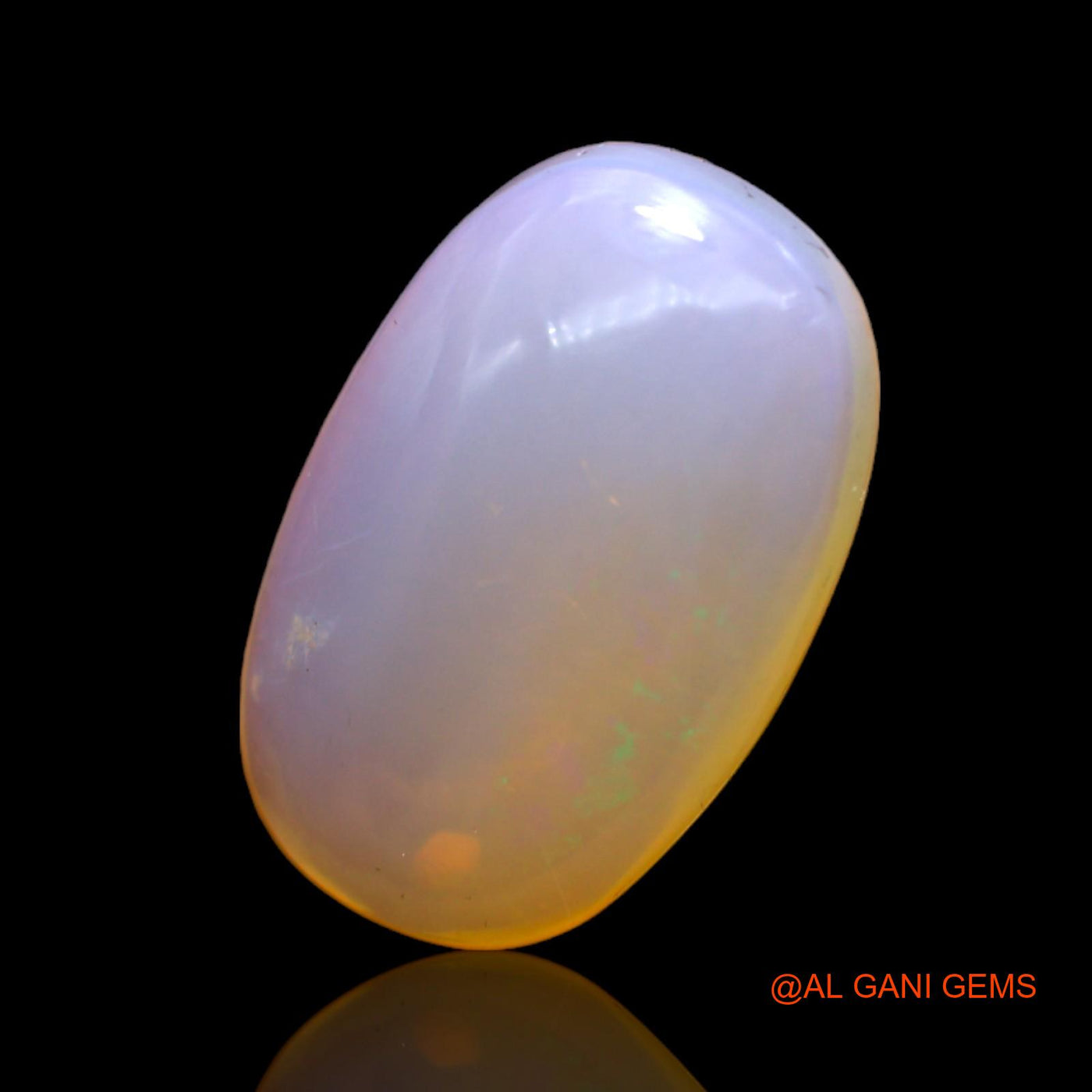 Natural Untreated Fire Opal Loose Gemstone Oval Cabochon From Australia 6.00 Cts 16x10x5 mm AC-457