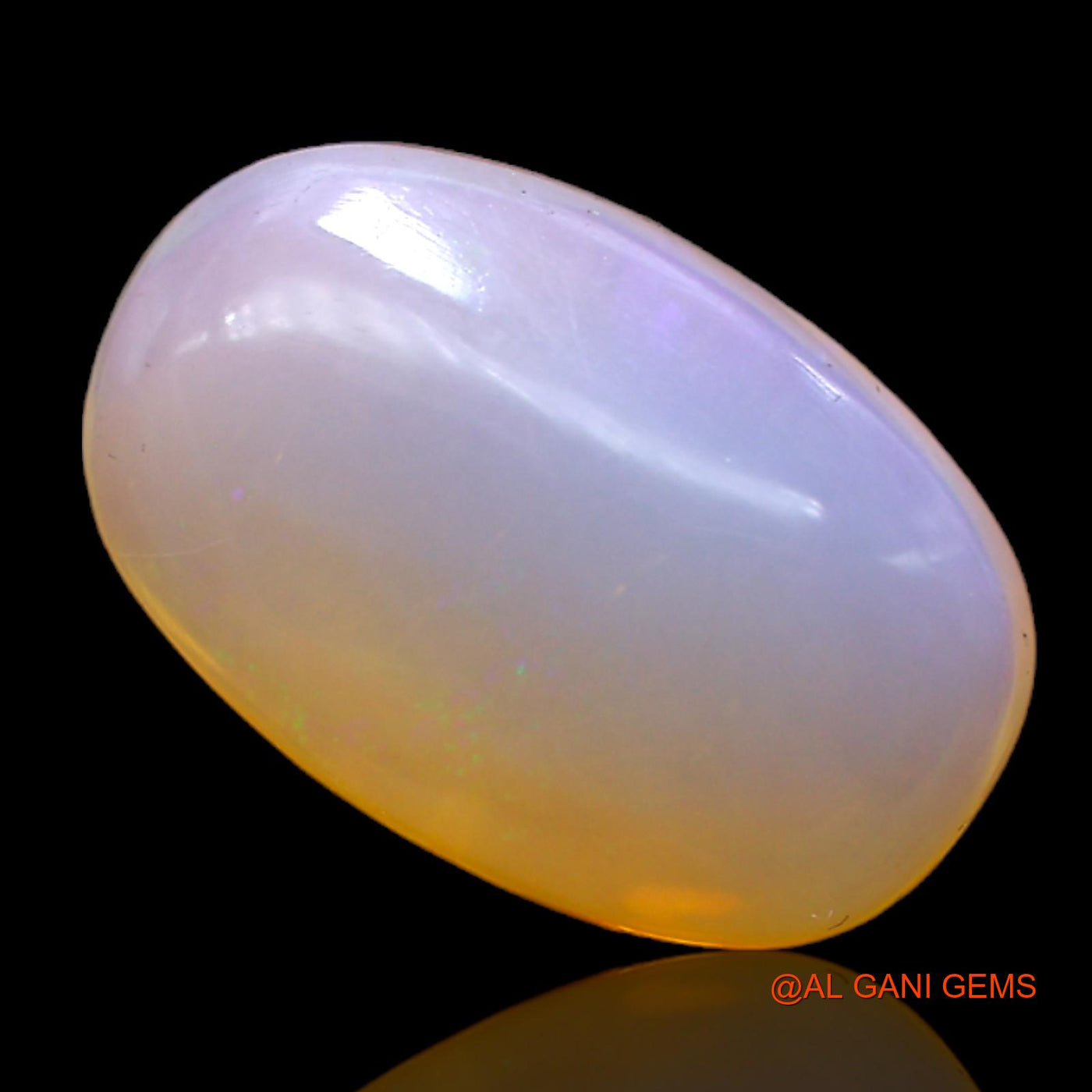 Natural Untreated Fire Opal Loose Gemstone Oval Cabochon From Australia 6.00 Cts 16x10x5 mm AC-457