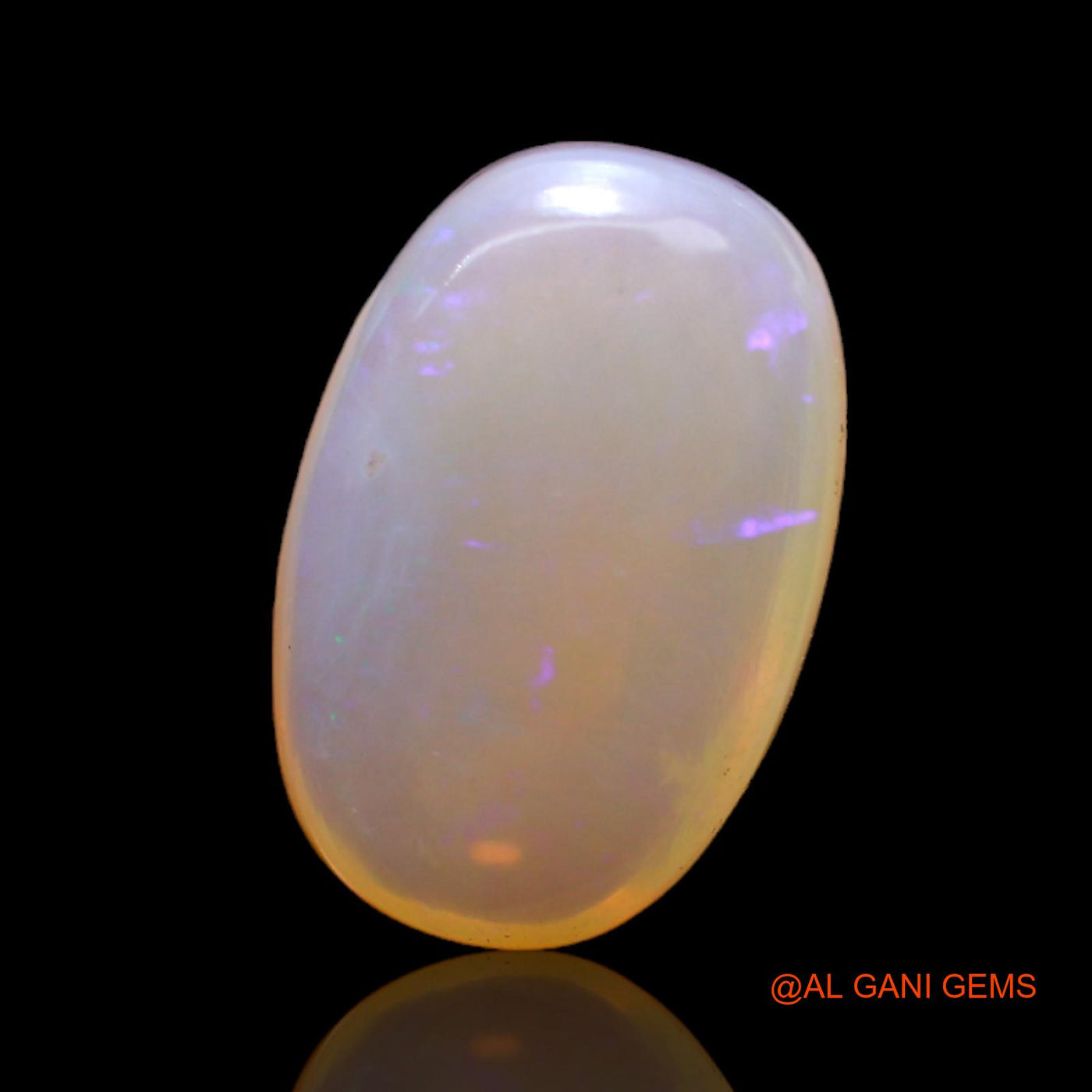 Natural Untreated Fire Opal Loose Gemstone Oval Cabochon From Australia 6.00 Cts 16x10x5 mm AC-457