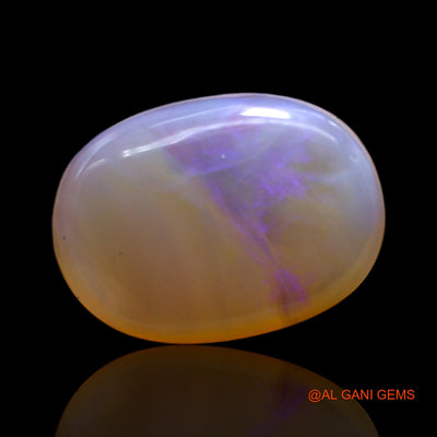 Natural Fire Opal Gemstone 10.00 Cts Loose Oval Cabochon From Australia 18x13x5 mm AC-45