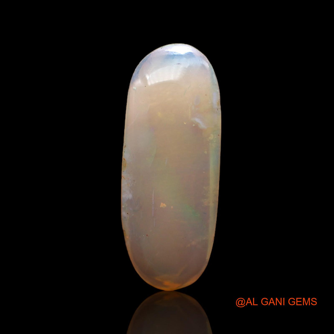 3.00 Cts Natural Australian Fire Opal Loose Gemstone Oval Cabochon 20x8x3 mm AC-461