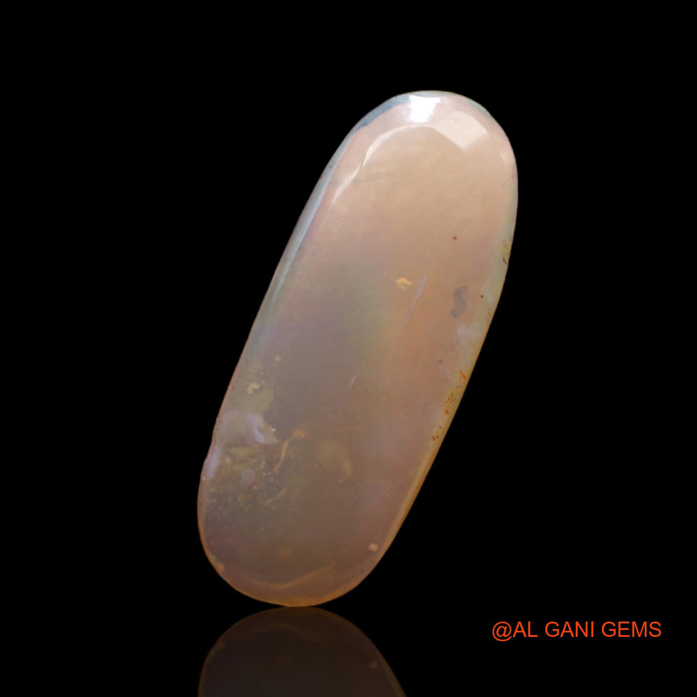 3.00 Cts Natural Australian Fire Opal Loose Gemstone Oval Cabochon 20x8x3 mm AC-461
