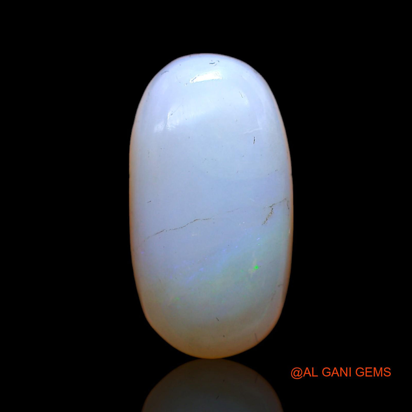 Natural Untreated Fire Opal Loose Gemstone Oval Cabochon From Australia 5.00 Cts 17x9x5 mm AC-464