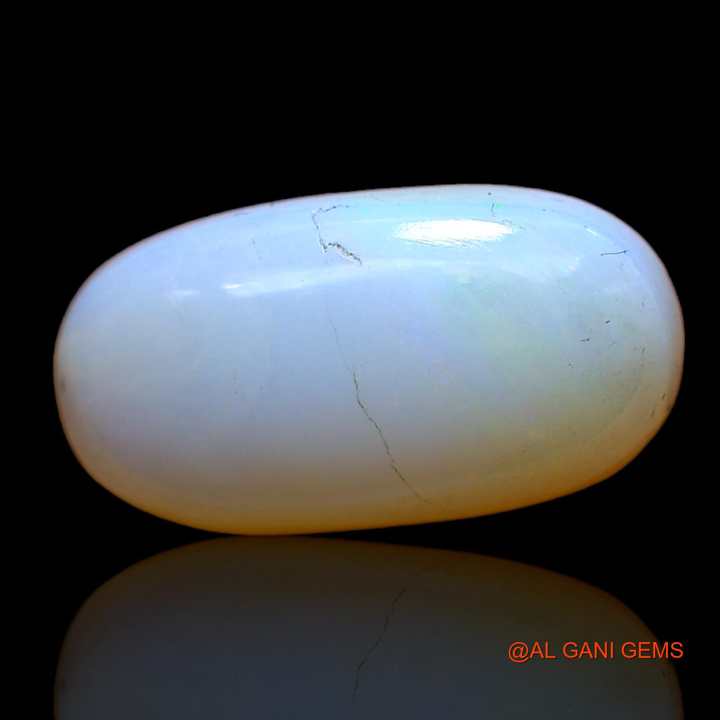 Natural Untreated Fire Opal Loose Gemstone Oval Cabochon From Australia 5.00 Cts 17x9x5 mm AC-464