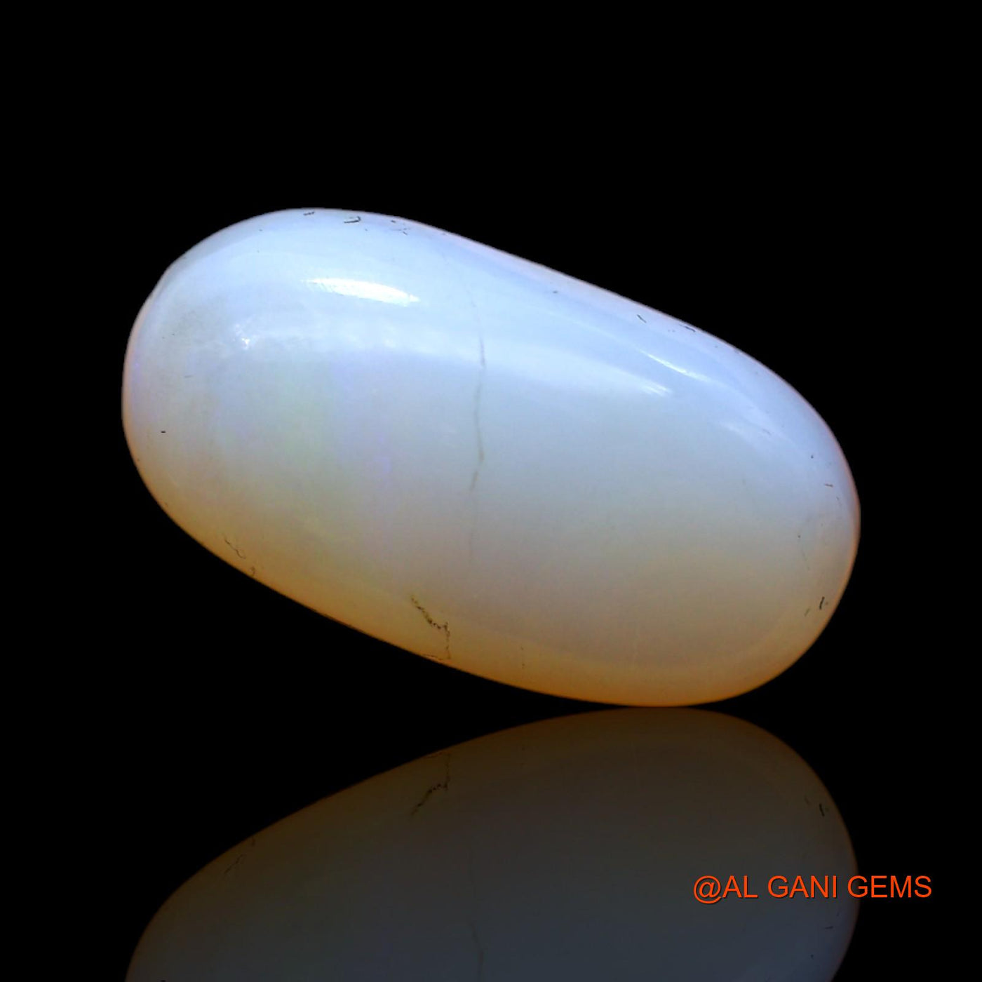 Natural Untreated Fire Opal Loose Gemstone Oval Cabochon From Australia 5.00 Cts 17x9x5 mm AC-464