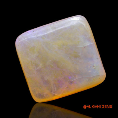 7.00 Cts Natural Australian Fire Opal Loose Gemstone Square Cabochon 12x12x5 mm AC-465