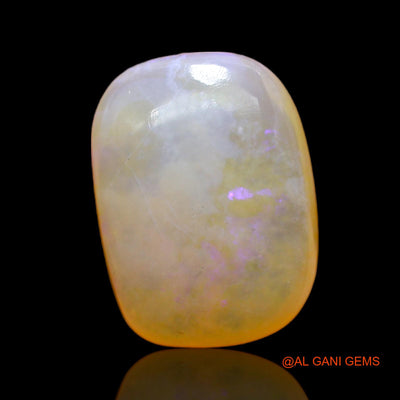 Natural Untreated Fire Opal Loose Gemstone Oval Cabochon From Australia 6.00 Cts 14x10x6 mm AC-467