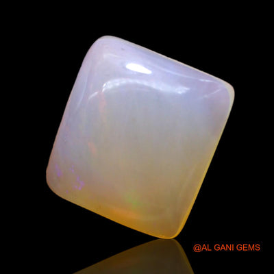 Natural Untreated Fire Opal Loose Gemstone Square Cabochon From Australia 7.00 Cts 12x11x6 mm AC-468