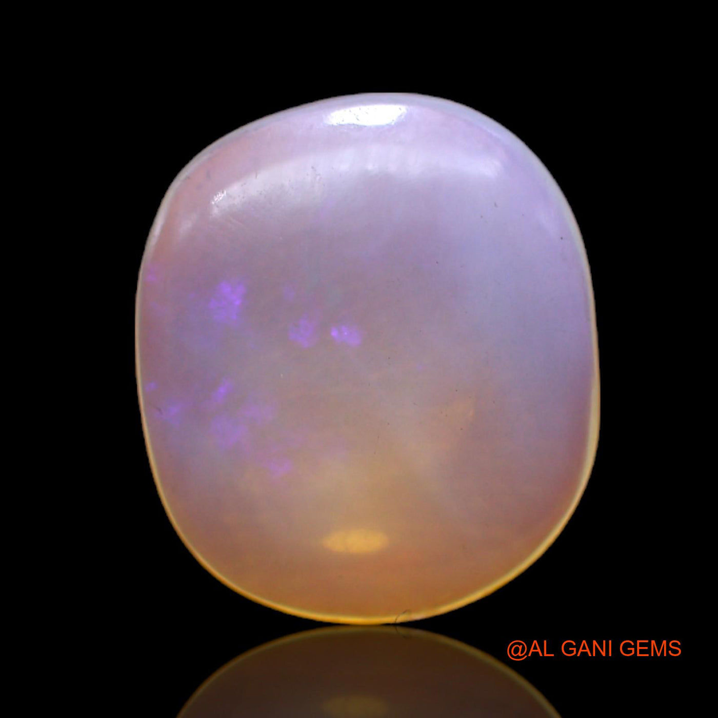 4.00 Cts Unheated Australian Fire Opal Loose Gemstone Oval Cabochon Natural 14x12x4 mm AC-469
