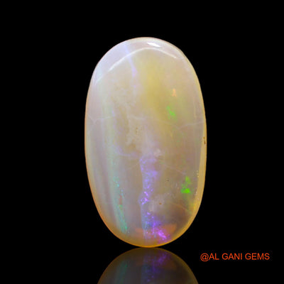 Natural Fire Opal Gemstone 6.00 Cts Loose Fancy Cabochon From Australia 20x11x4 mm AC-46