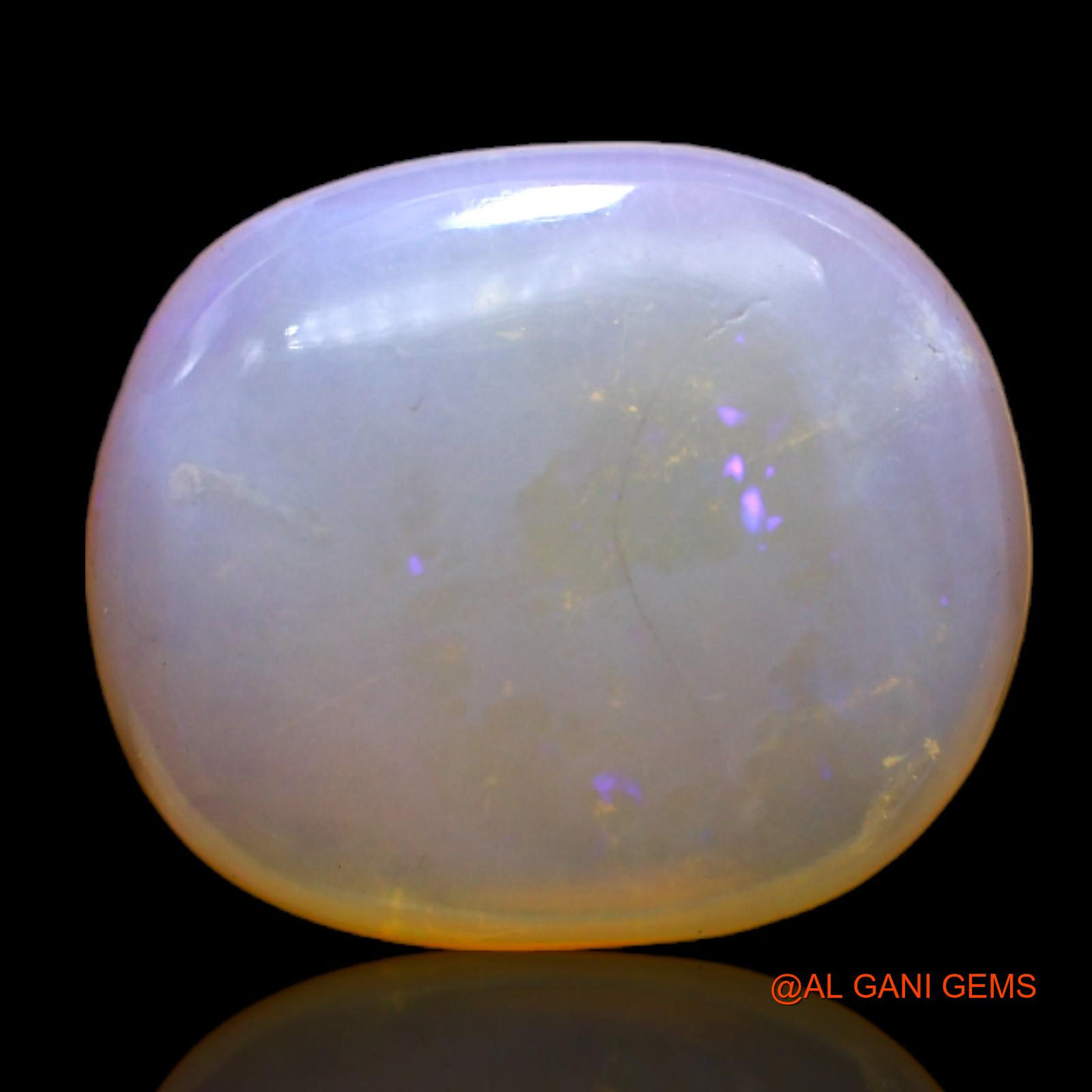 4.00 Cts Natural Australian Fire Opal Oval Cabochon Loose Gemstone For Jewelry 14x12x3 mm AC-470