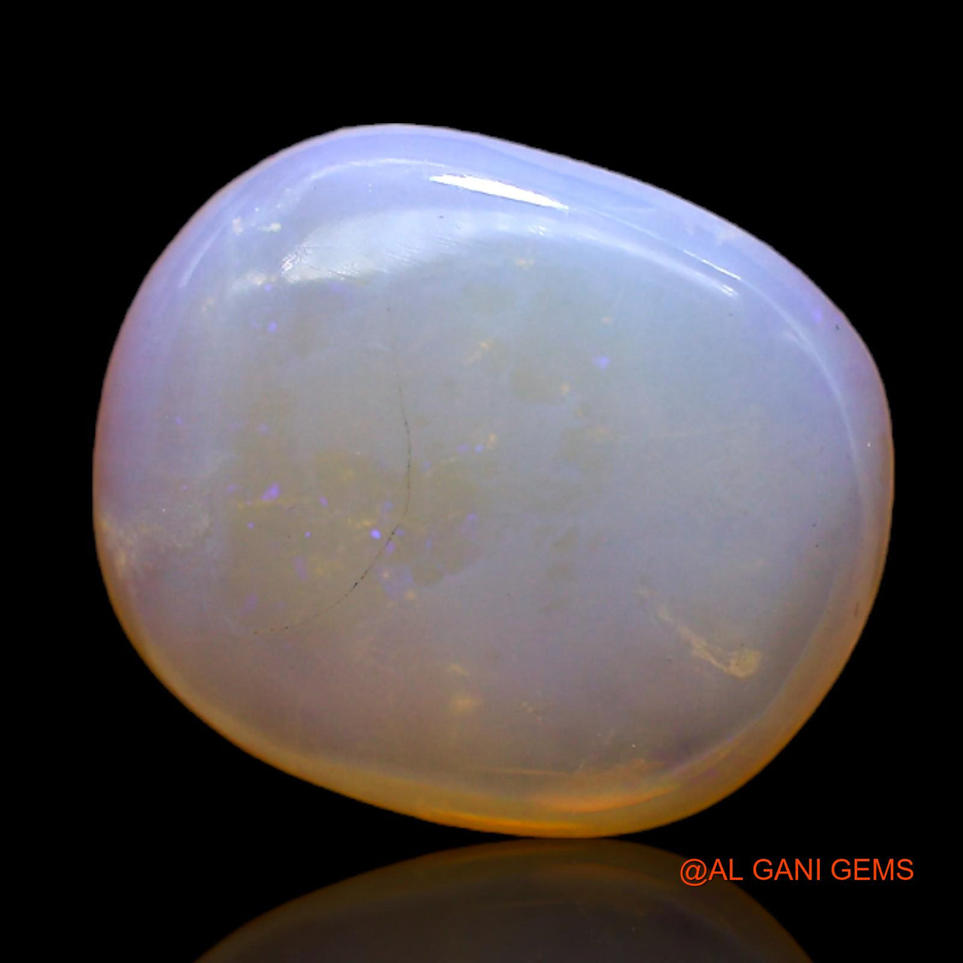 4.00 Cts Natural Australian Fire Opal Oval Cabochon Loose Gemstone For Jewelry 14x12x3 mm AC-470