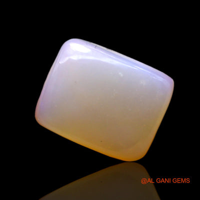 Natural Untreated Fire Opal Loose Gemstone Square Cabochon From Australia 5.00 Cts 13x11x4 mm AC-473