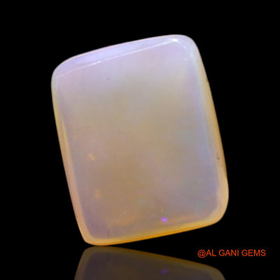 Natural Untreated Fire Opal Loose Gemstone Square Cabochon From Australia 5.00 Cts 13x11x4 mm AC-473