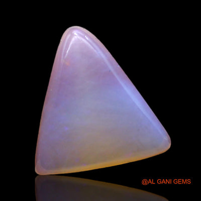 3.00 Cts Natural Australian Fire Opal Trillion Cabochon Loose Gemstone For Jewelry 13x11x3 mm AC-474