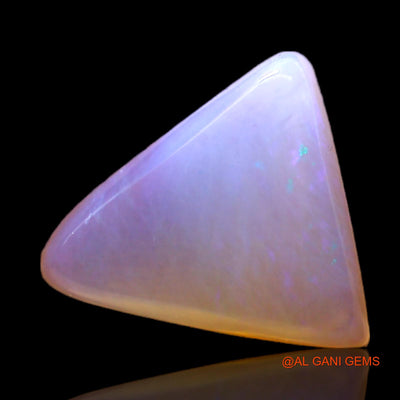 3.00 Cts Natural Australian Fire Opal Trillion Cabochon Loose Gemstone For Jewelry 13x11x3 mm AC-474