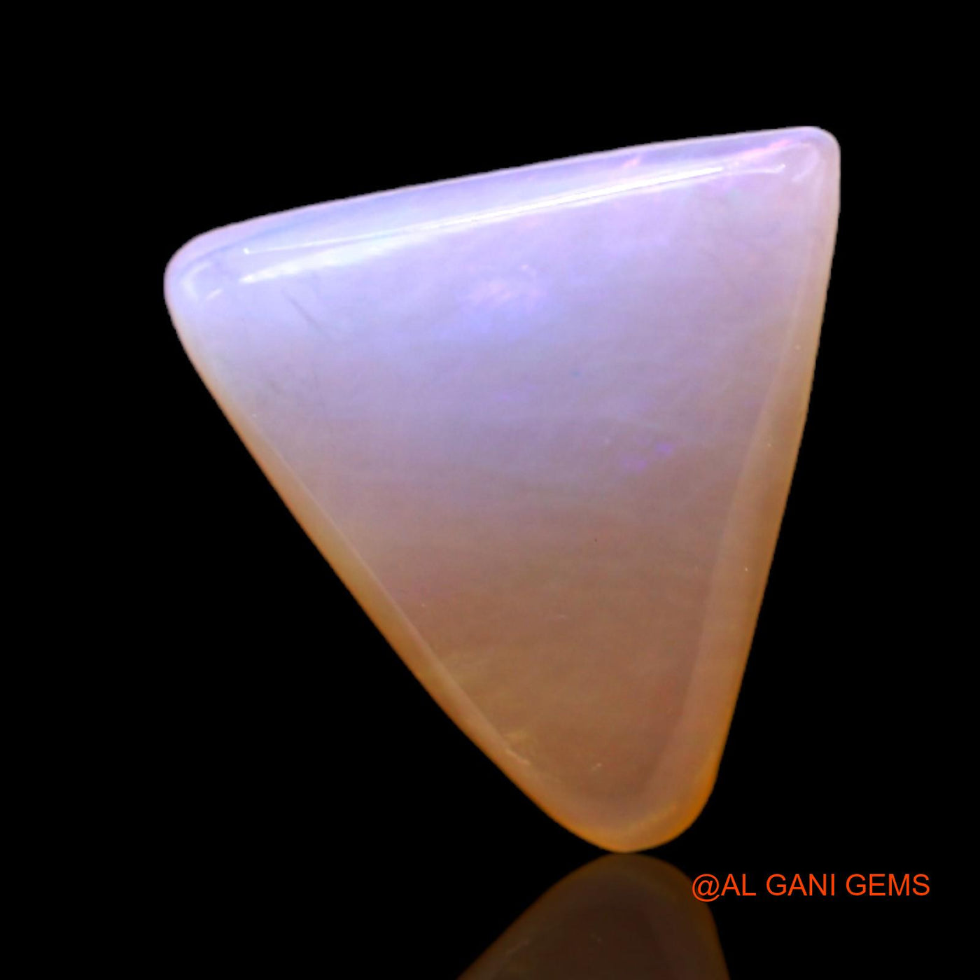 3.00 Cts Natural Australian Fire Opal Trillion Cabochon Loose Gemstone For Jewelry 13x11x3 mm AC-474