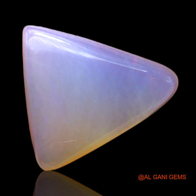 3.00 Cts Natural Australian Fire Opal Trillion Cabochon Loose Gemstone For Jewelry 13x11x3 mm AC-474