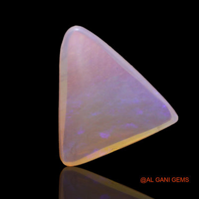 3.00 Cts Natural Australian Fire Opal Trillion Cabochon Loose Gemstone For Jewelry 13x11x3 mm AC-474