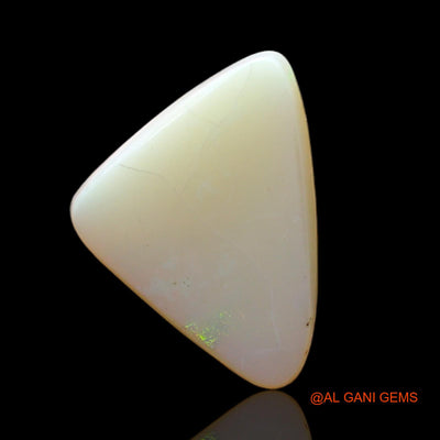 3.00 Cts Natural Australian Fire Opal Trillion Cabochon Loose Gemstone For Jewelry 15x11x3 mm AC-476