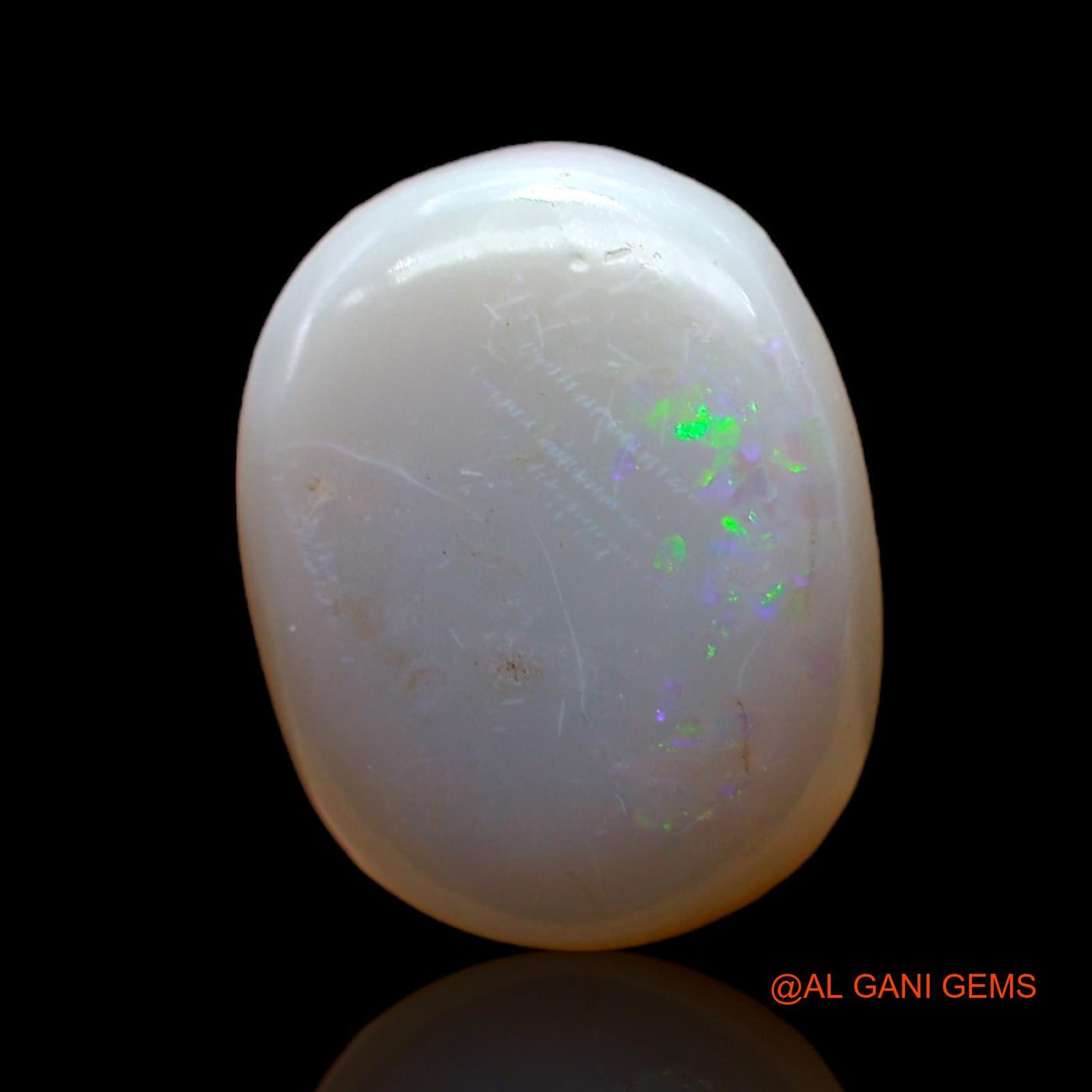 Natural Untreated Fire Opal Loose Gemstone Oval Cabochon From Australia 6.00 Cts 14x12x5 mm AC-478