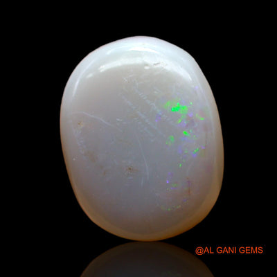 Natural Untreated Fire Opal Loose Gemstone Oval Cabochon From Australia 6.00 Cts 14x12x5 mm AC-478