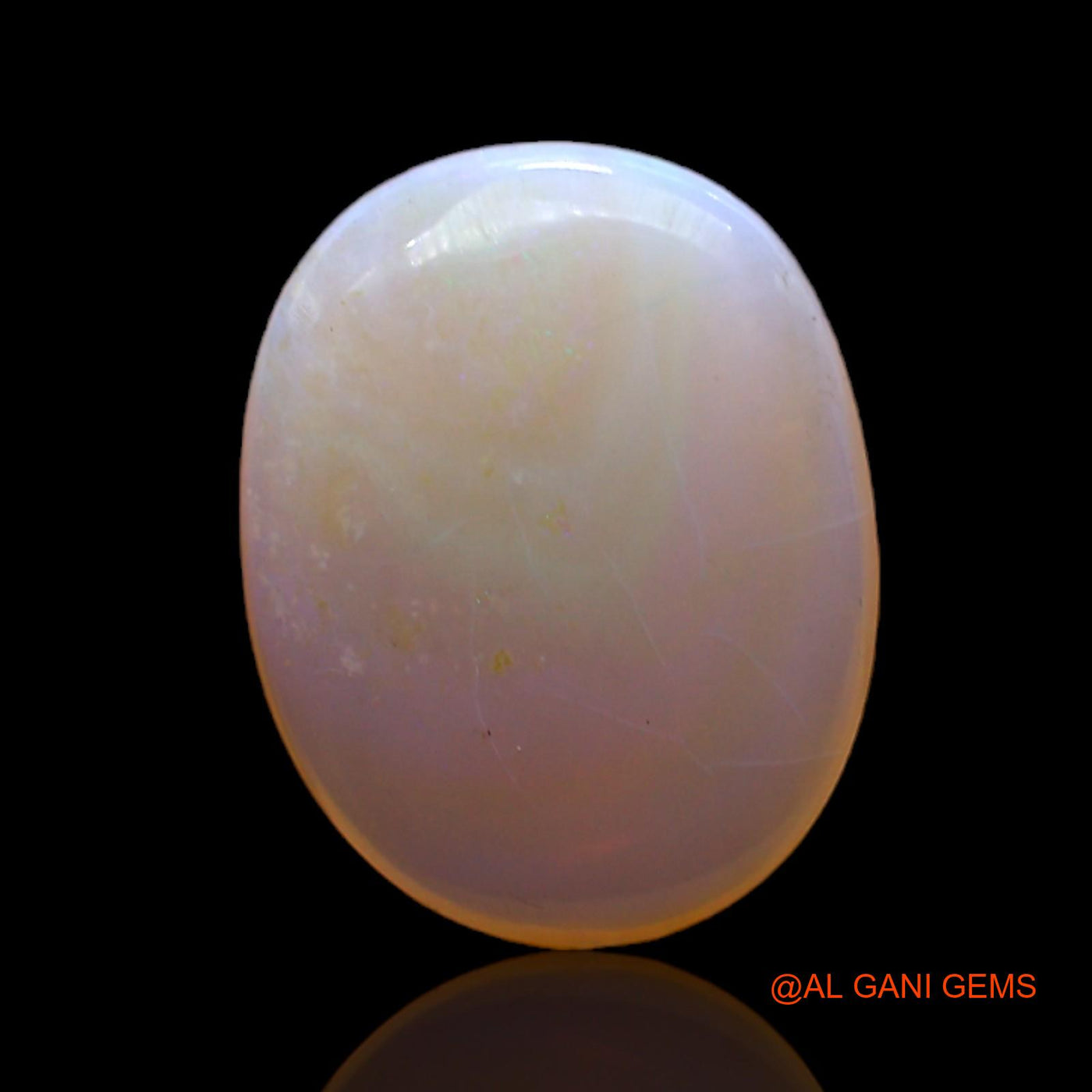 4.00 Cts Natural Australian Fire Opal Loose Gemstone Oval Cabochon 14x11x4 mm AC-479