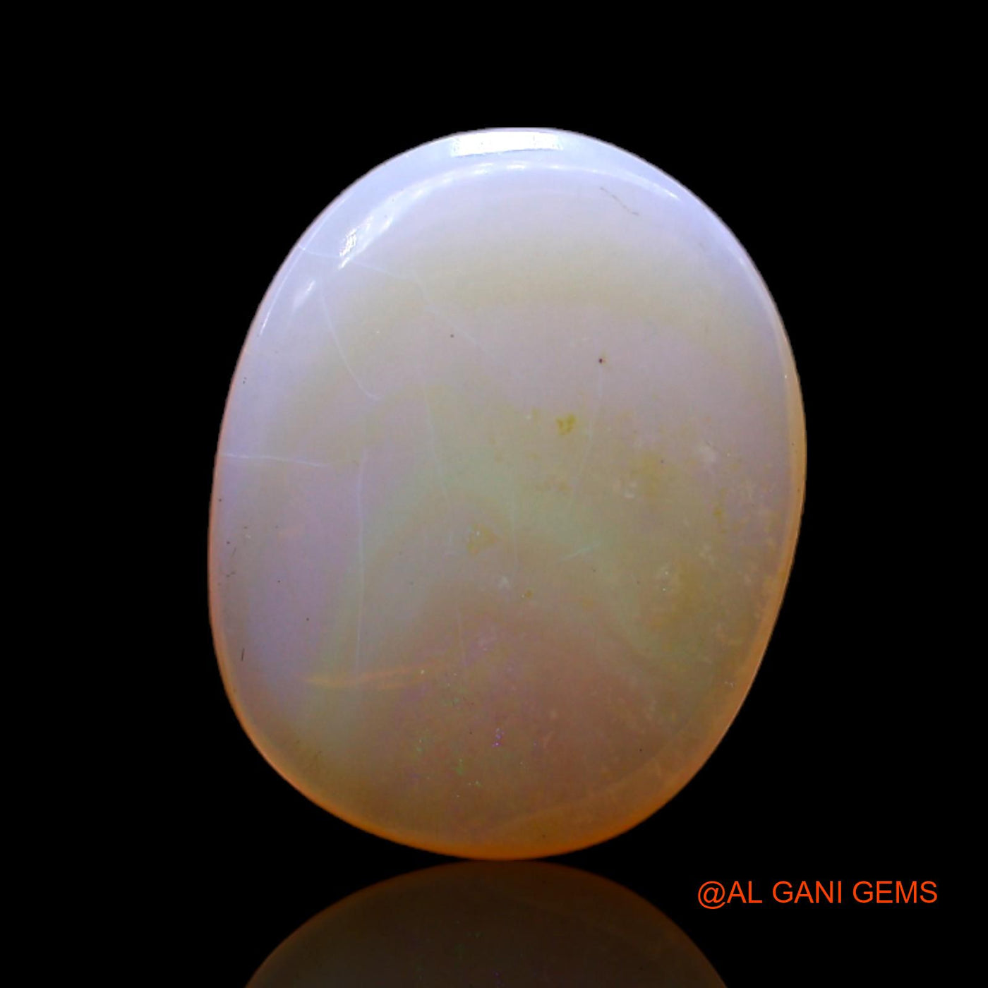 4.00 Cts Natural Australian Fire Opal Loose Gemstone Oval Cabochon 14x11x4 mm AC-479