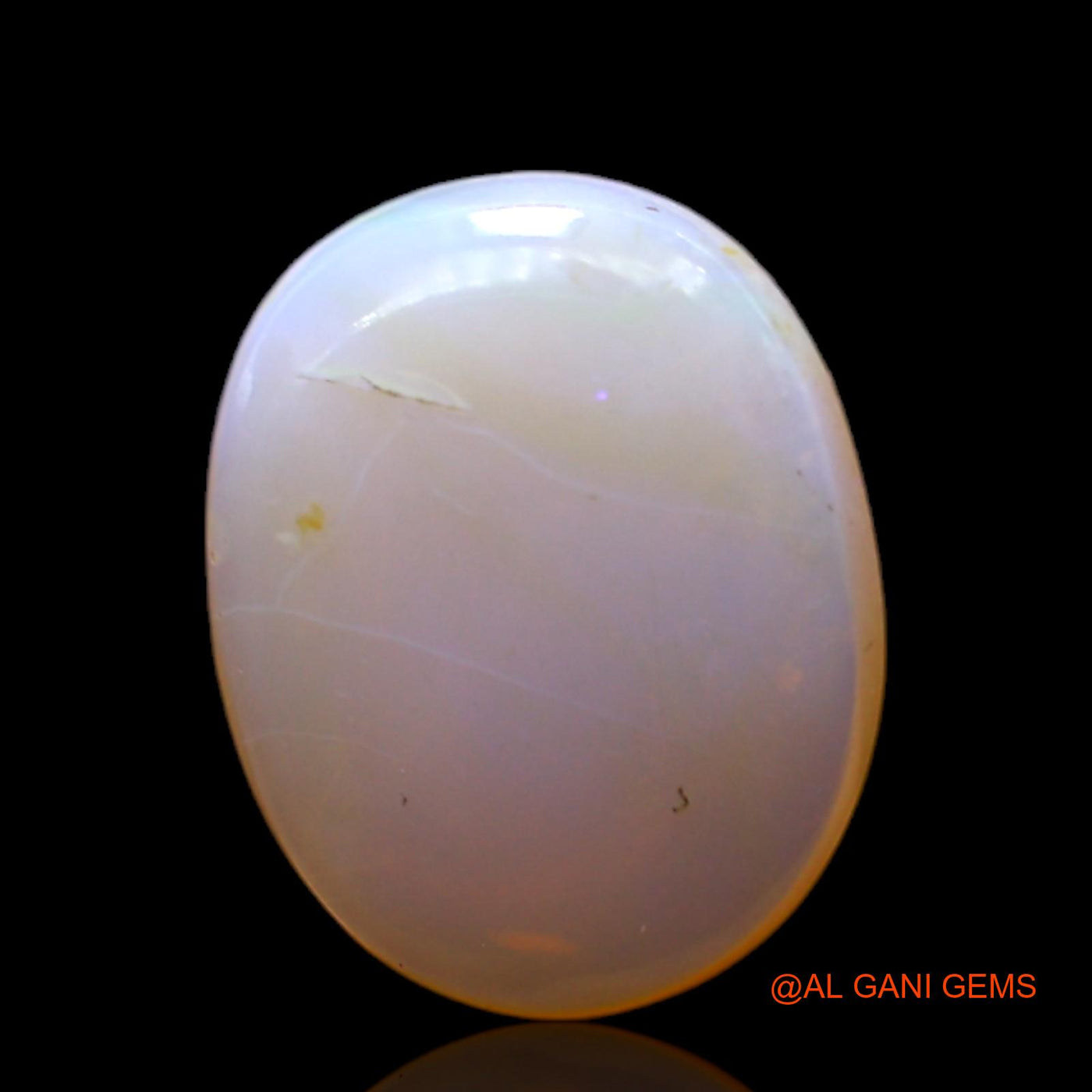 4.00 Cts Natural Australian Fire Opal Loose Gemstone Oval Cabochon 14x11x4 mm AC-479