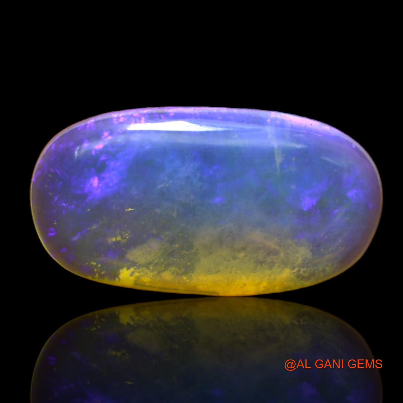 6.00 Cts Natural Australian Fire Opal Loose Gemstone Oval Cabochon 20x11x4 mm AC-47