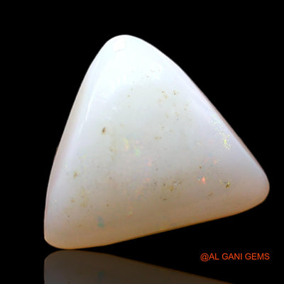 3.00 Cts Natural Australian Fire Opal Loose Gemstone Trillion Cabochon 13x11x4 mm AC-480