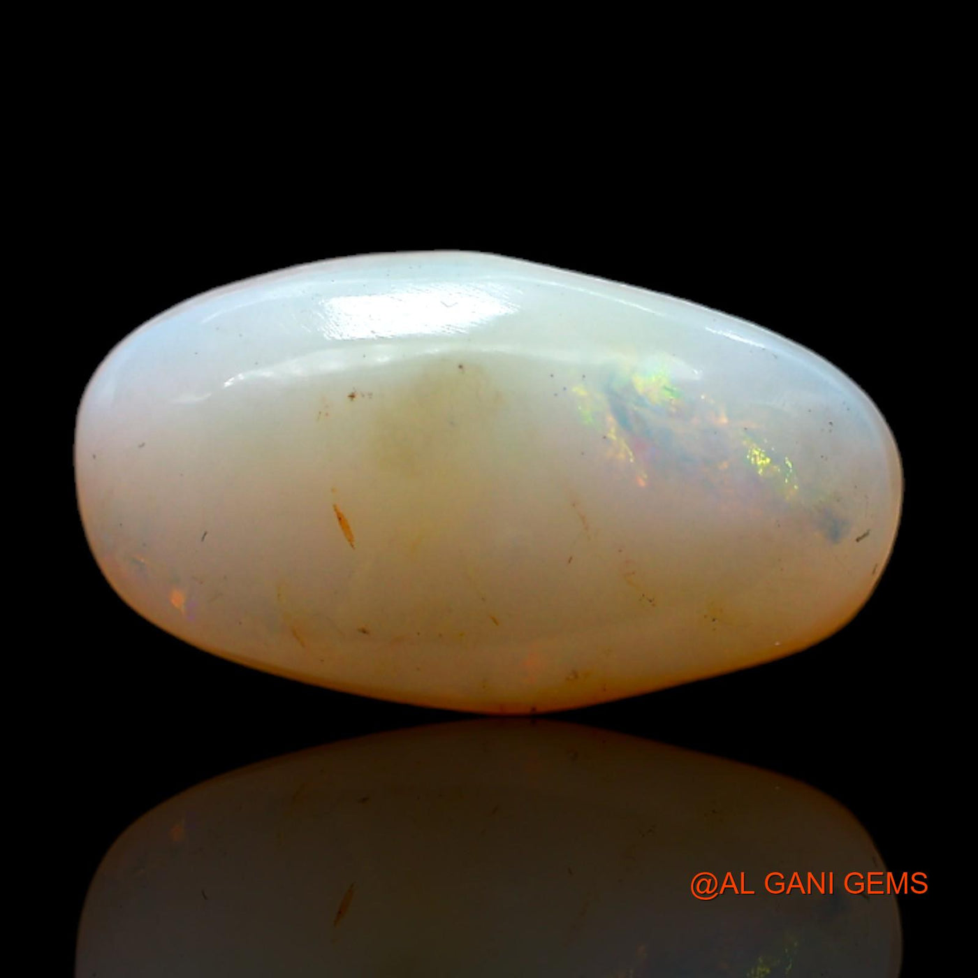 3.00 Cts Natural Australian Fire Opal Loose Gemstone Oval Cabochon 15x8x4 mm AC-483