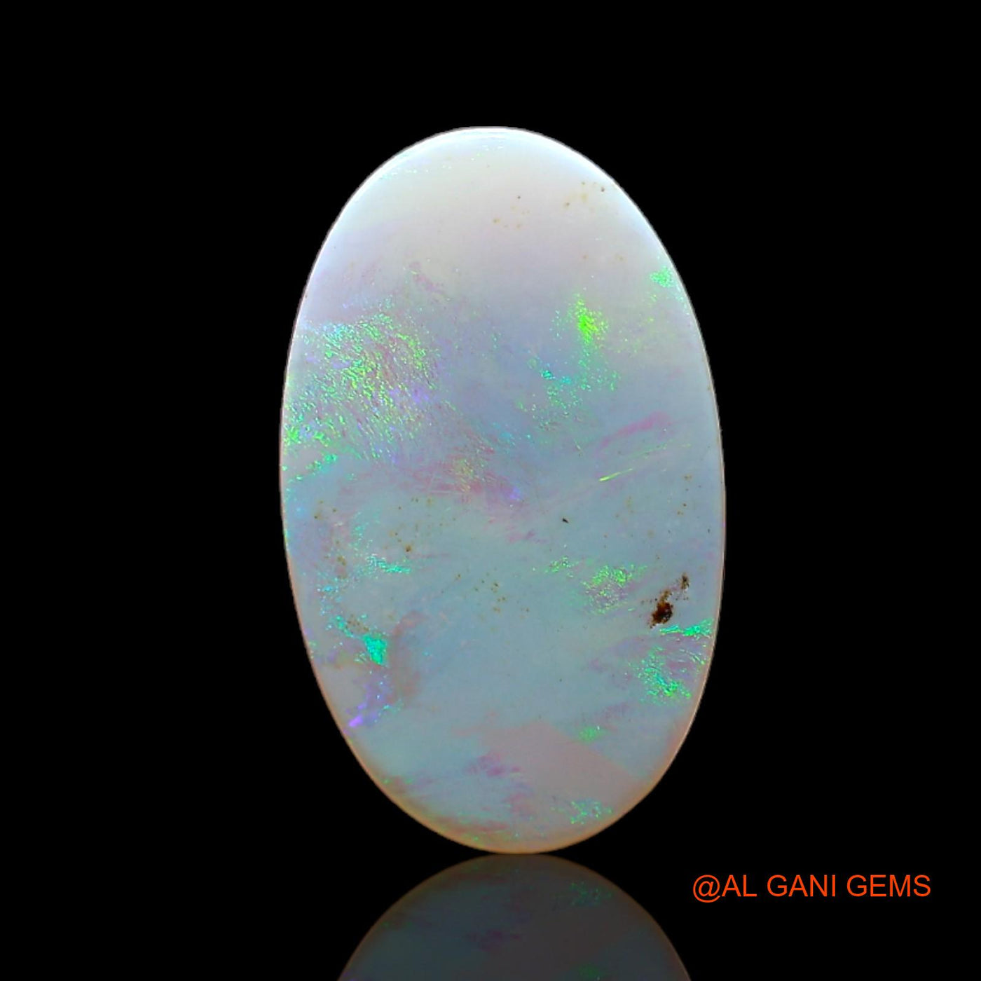 Natural Fire Opal Gemstone 1.00 Cts Loose Oval Cabochon From Australia 14x9x1 mm AC-484