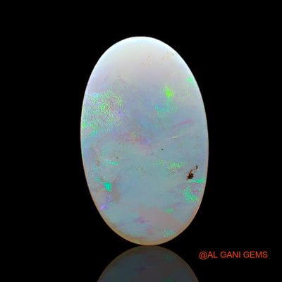 Natural Fire Opal Gemstone 1.00 Cts Loose Oval Cabochon From Australia 14x9x1 mm AC-484