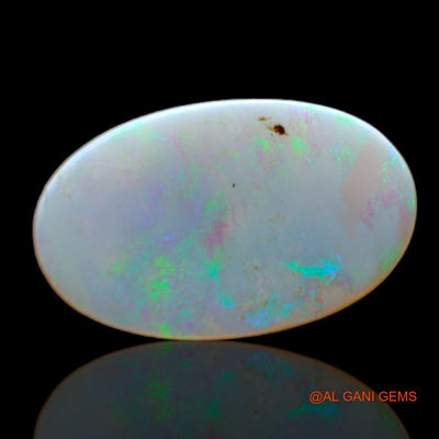 Natural Fire Opal Gemstone 1.00 Cts Loose Oval Cabochon From Australia 14x9x1 mm AC-484