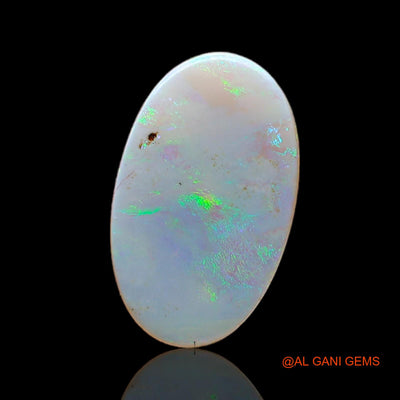 Natural Fire Opal Gemstone 1.00 Cts Loose Oval Cabochon From Australia 14x9x1 mm AC-484