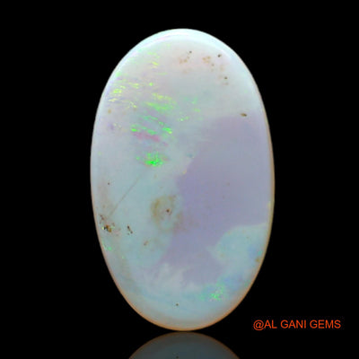 Natural Fire Opal Gemstone 1.00 Cts Loose Oval Cabochon From Australia 14x9x1 mm AC-484