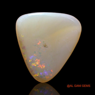 3.00 Cts Unheated Australian Fire Opal Loose Gemstone Trillion Cabochon Natural 12x11x3 mm AC-485