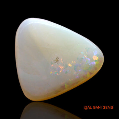 3.00 Cts Unheated Australian Fire Opal Loose Gemstone Trillion Cabochon Natural 12x11x3 mm AC-485
